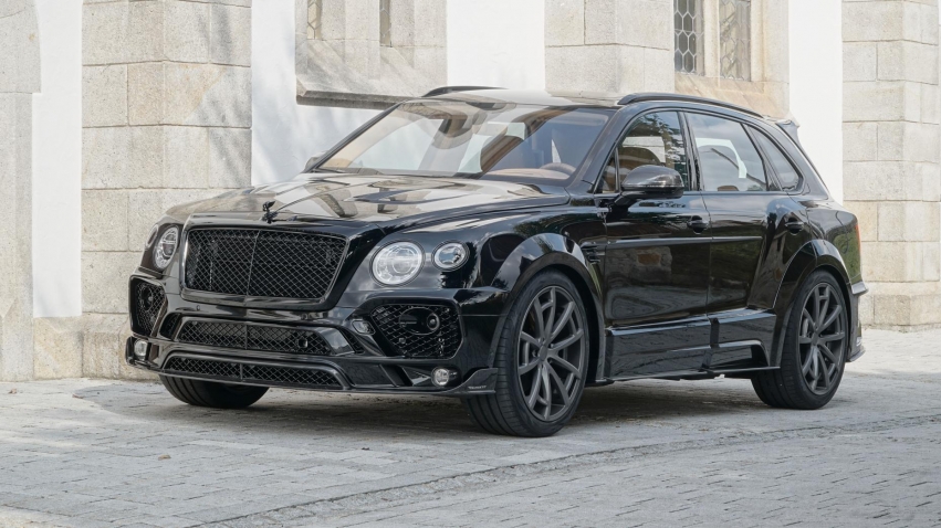 Авто обои Bentley Bentayga tuned by Mansory 691bhp 2016