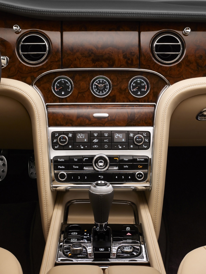 Авто обои Bentley Mulsanne Mulliner 2013