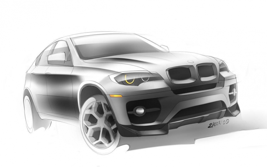 Авто обои BMW X6 Met-R Interceptor