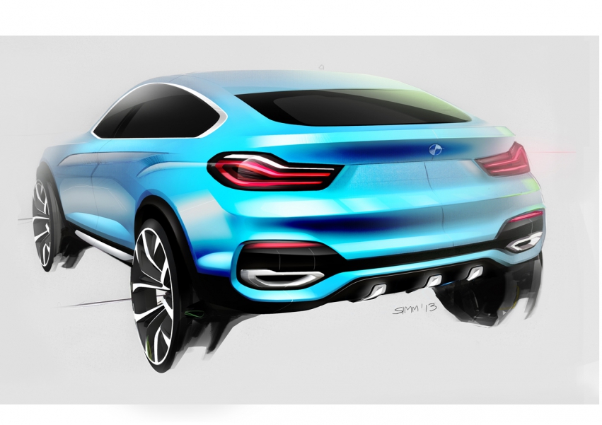 Авто обои BMW X4 Concept 2013