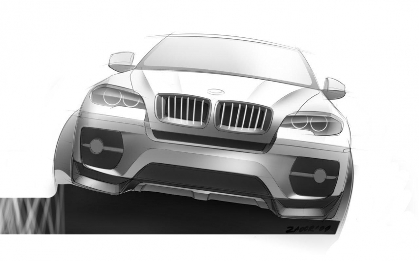 Авто обои BMW X6 Met-R Interceptor