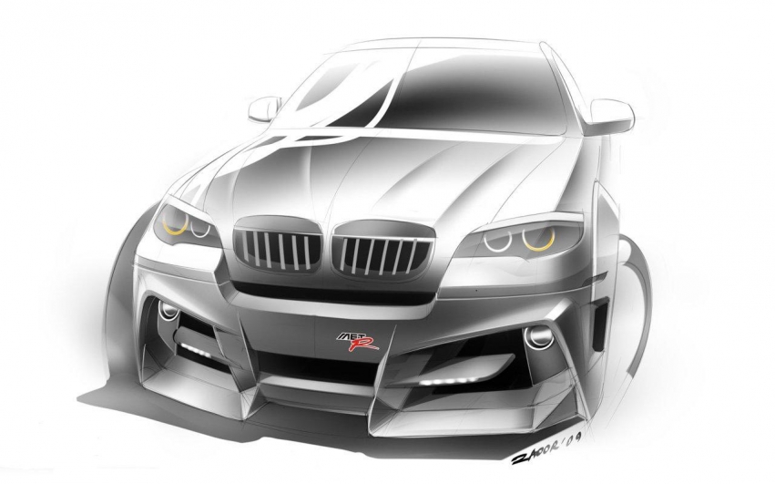 Авто обои BMW X6 Met-R Interceptor