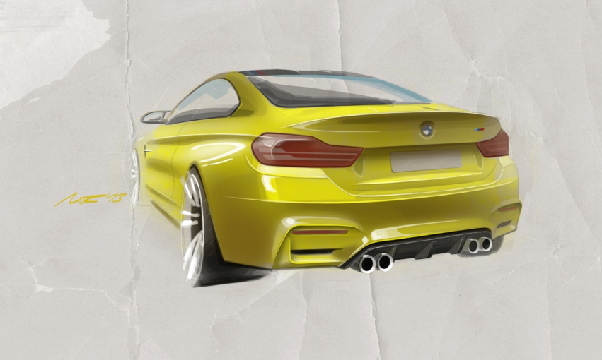 Авто обои BMW M4 Coupe Concept 2014