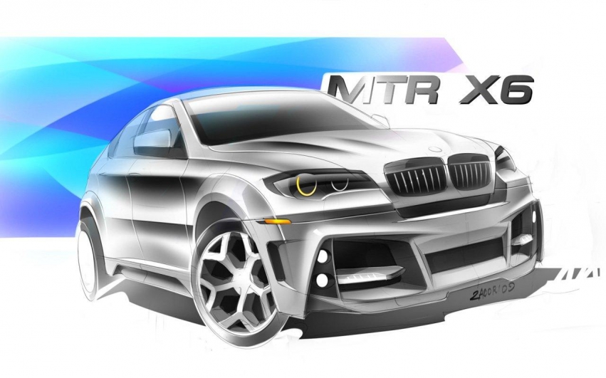 Авто обои BMW X6 Met-R Interceptor