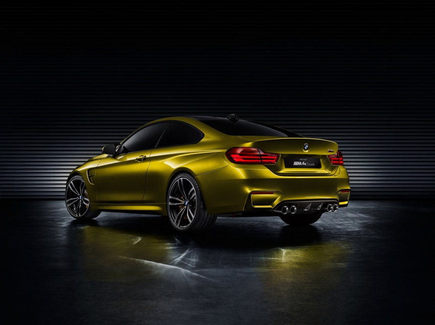 Авто обои BMW M4 Coupe Concept 2014