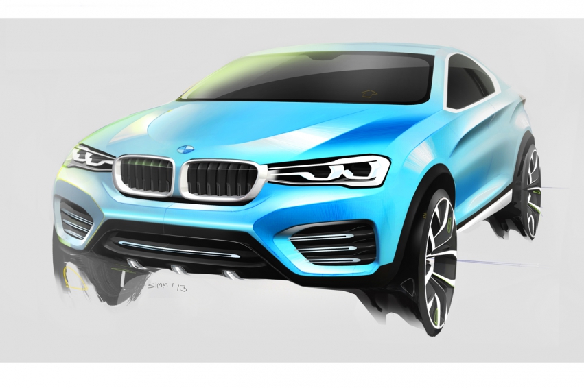 Авто обои BMW X4 Concept 2013