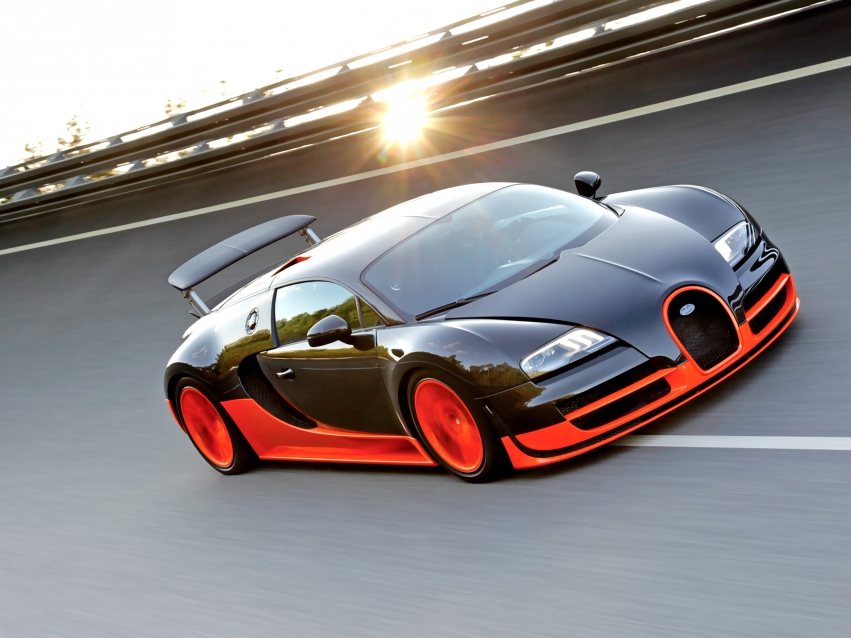 Авто обои Bugatti Veyron Super Sport