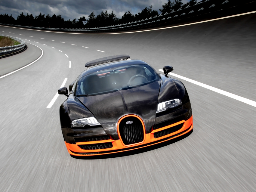 Авто обои Bugatti Veyron Super Sport