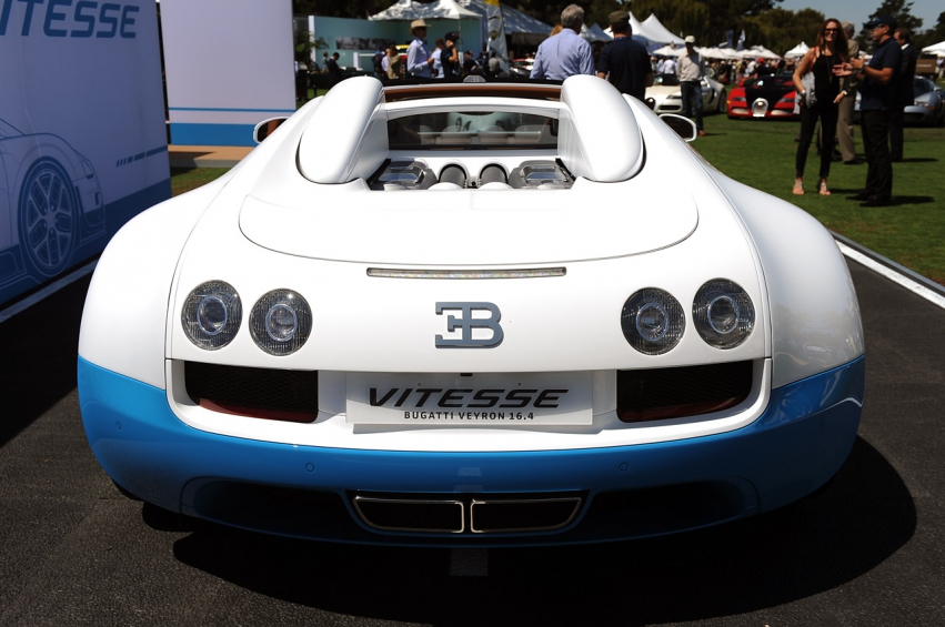 Авто обои Bugatti Veyron 16.4 Grand Sport Vitesse: Monterey 2012