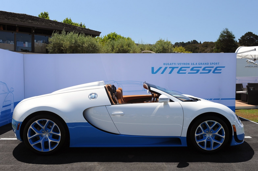 Авто обои Bugatti Veyron 16.4 Grand Sport Vitesse: Monterey 2012