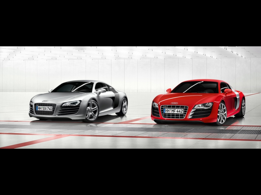 Авто обои Audi 2009 Audi R8 5.2 FSI quattro