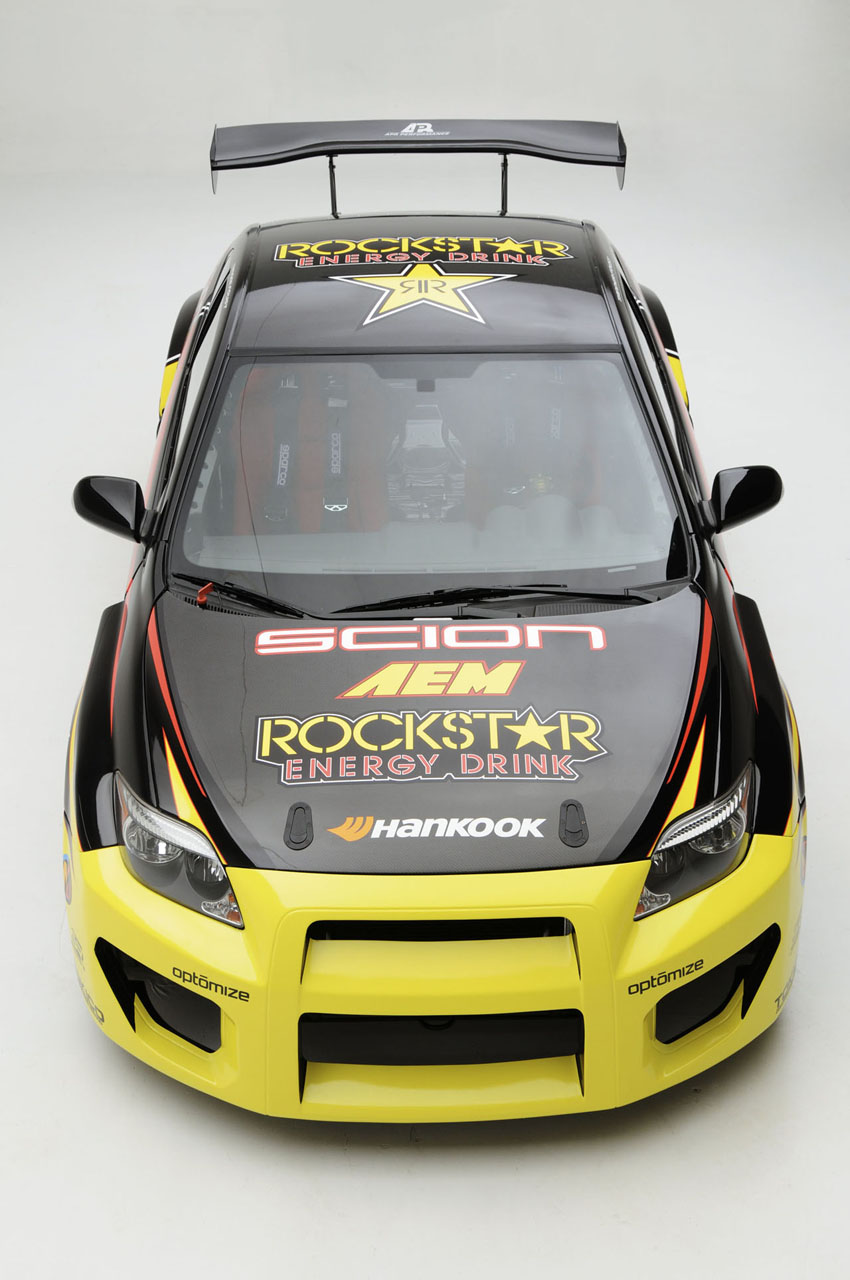 Авто обои Scion Formula D AEM/Rockstar tC 2009