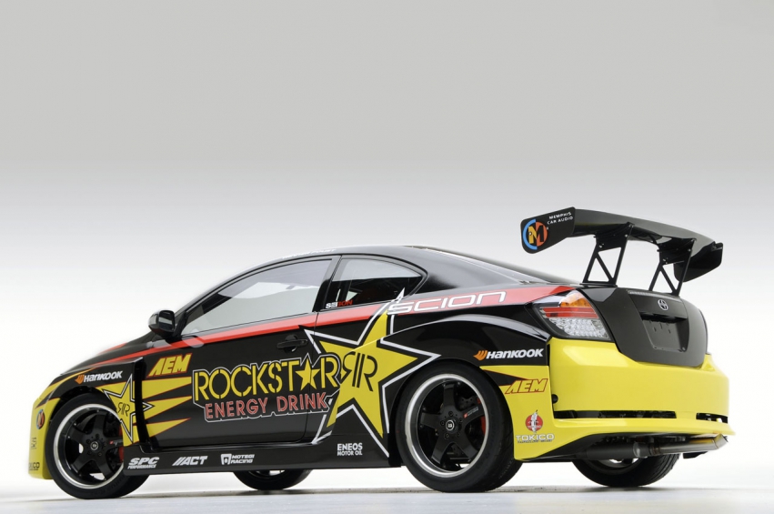 Авто обои Scion Formula D AEM/Rockstar tC 2009