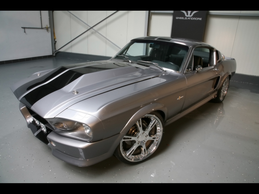 Авто обои Ford Wheelsandmore Mustang Shelby GT500 Eleanor 2009