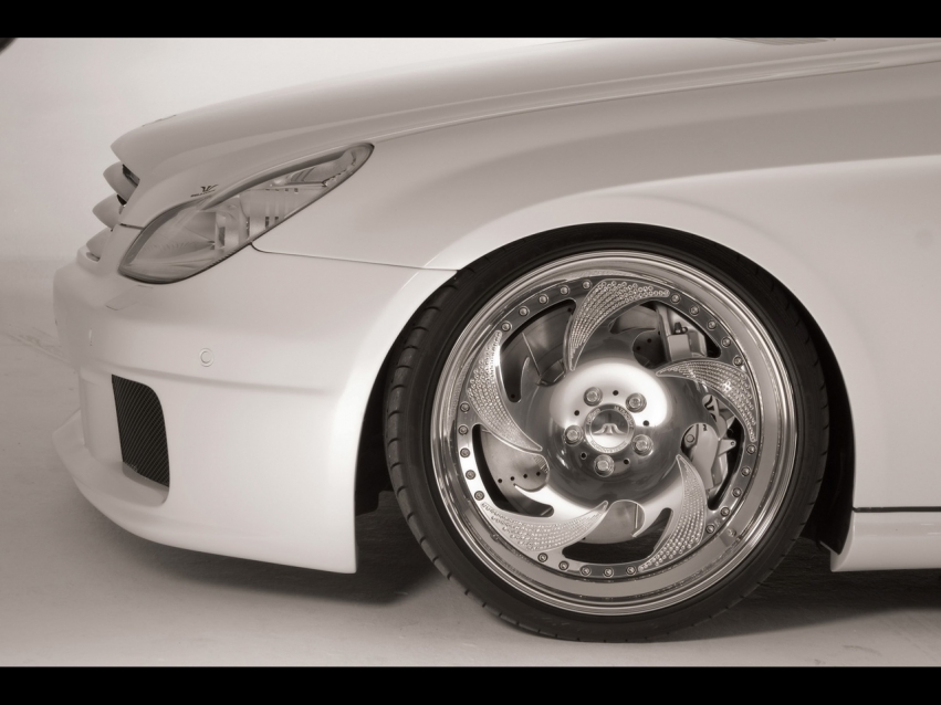 Авто обои Mercedes-Benz Wheelsandmore CLS White Label 2009