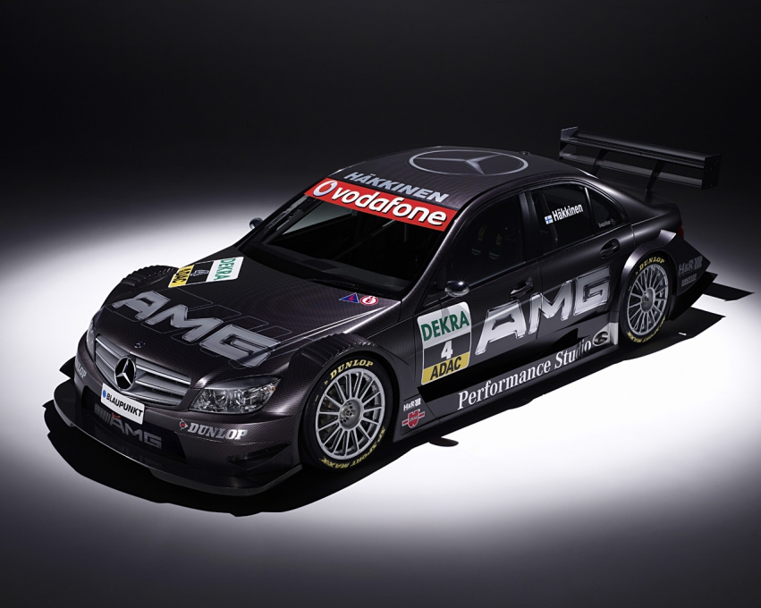 Авто обои Mercedes-Benz AMG Mercedes C Klasse DTM 2007