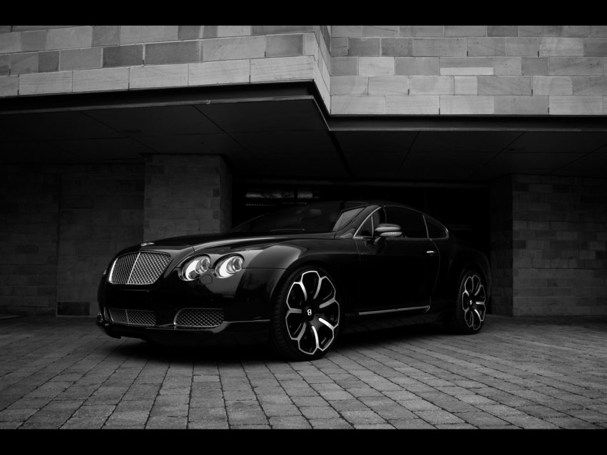 Авто обои Bentley 2008 Project Kahn Bentley GTS Black Edition