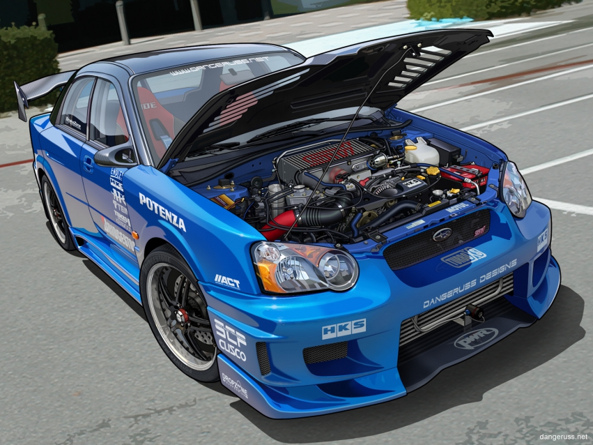 Авто обои Subaru WRX