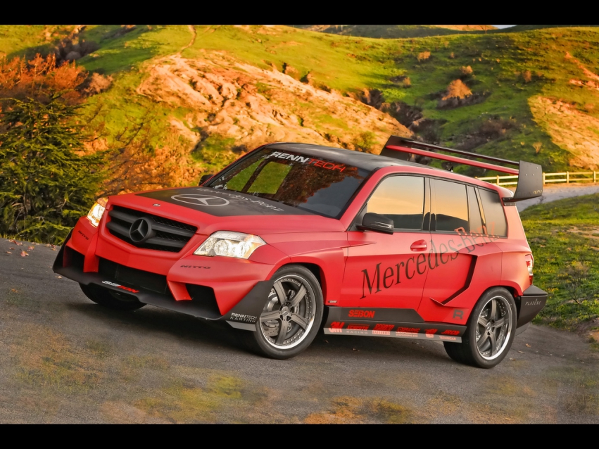 Авто обои Mercedes-Benz Mercedes-Benz GLK Pikes Peak Rally Racer by RENNtech 2008