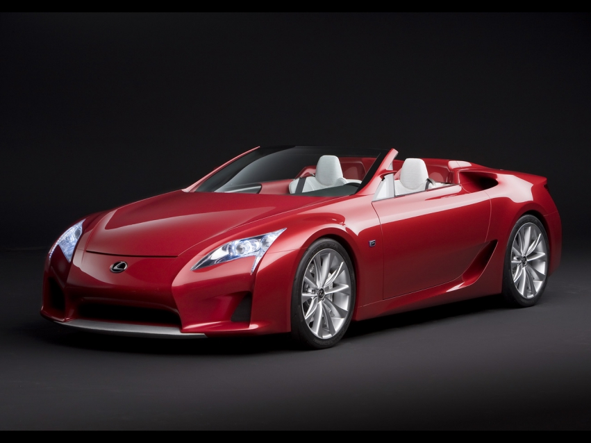 Авто обои Lexus 2008 Lexus LF-A Roadster Concept