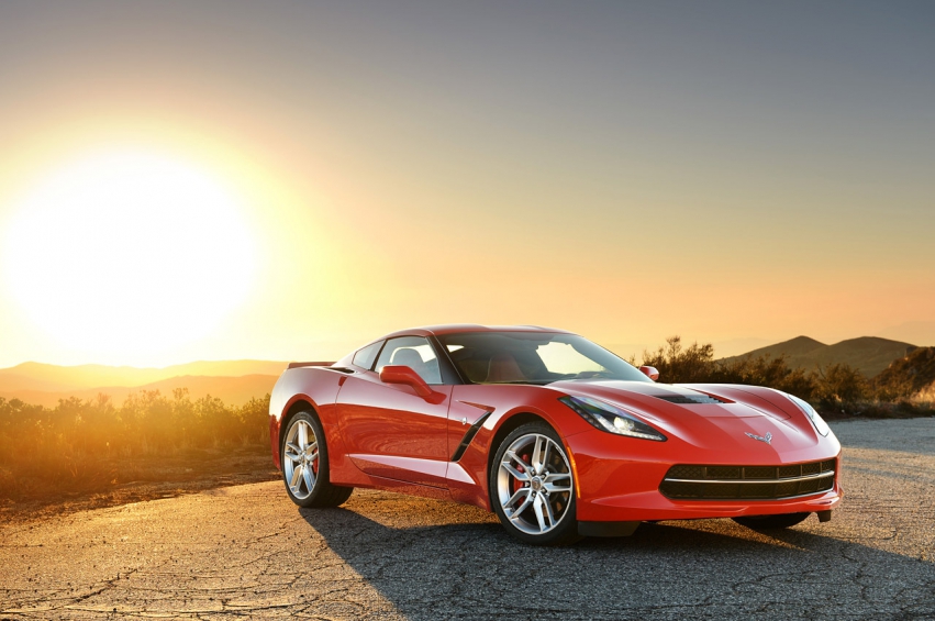 Авто обои Chevrolet Corvette Stingray 2014