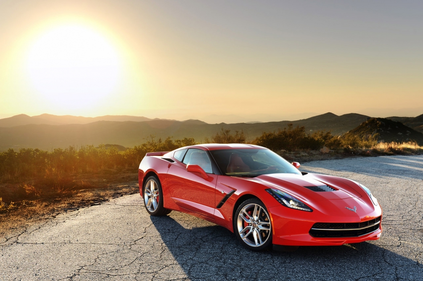 Авто обои Chevrolet Corvette Stingray 2014