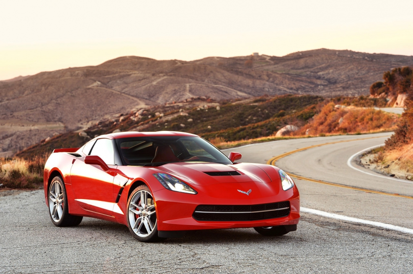 Авто обои Chevrolet Corvette Stingray 2014