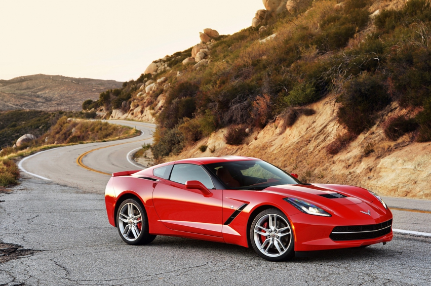 Авто обои Chevrolet Corvette Stingray 2014