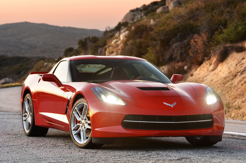 Авто обои Chevrolet Corvette Stingray 2014