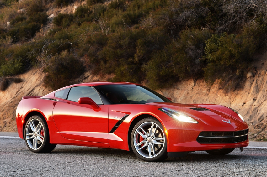 Авто обои Chevrolet Corvette Stingray 2014