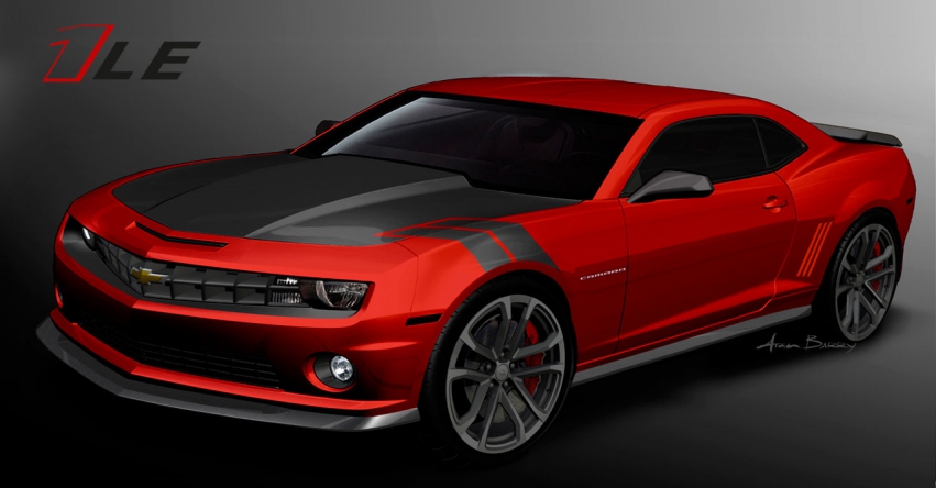 Авто обои Chevrolet Camaro 1le , Corvette 2012