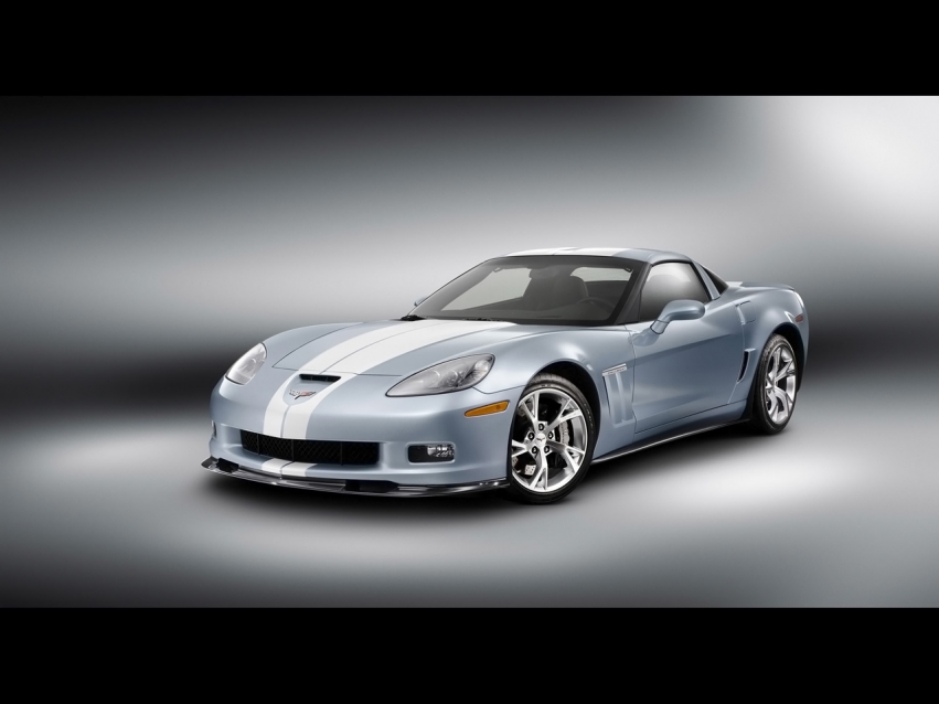 Авто обои Chevrolet Corvette Carlisle Blue Grand Sport Concept