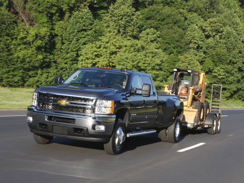 Авто обои Chevrolet Silverado Crew Cab Pickup 2010