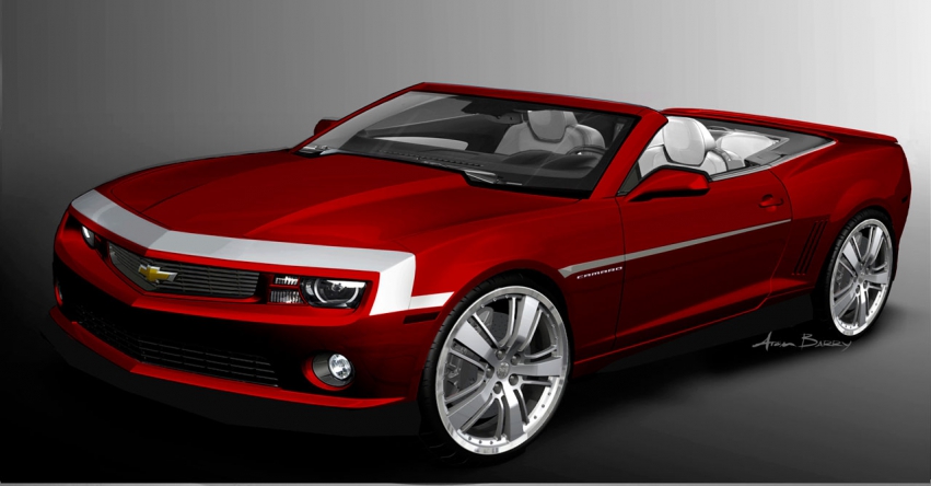 Авто обои Chevrolet Camaro 1le , Corvette 2012