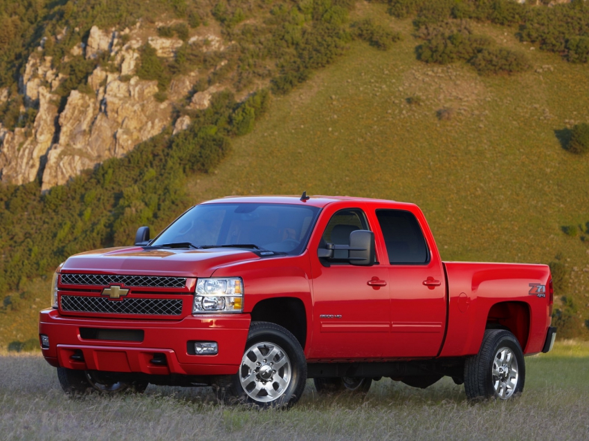 Авто обои Chevrolet Silverado Crew Cab Pickup 2010