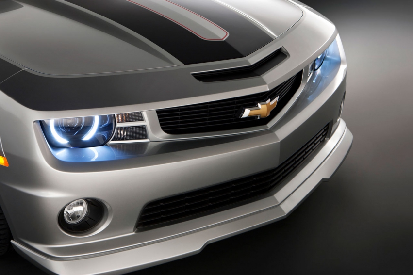 Авто обои Chevrolet Camaro 1le , Corvette 2012