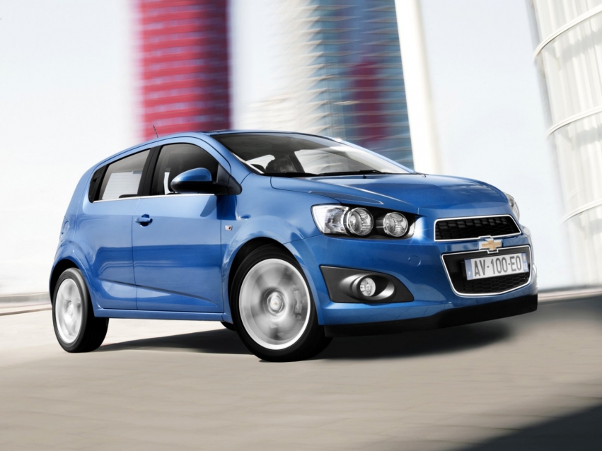 Авто обои Chevrolet Aveo Hatchback 2011