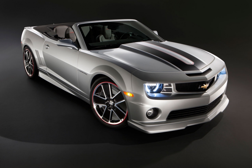 Авто обои Chevrolet Camaro 1le , Corvette 2012