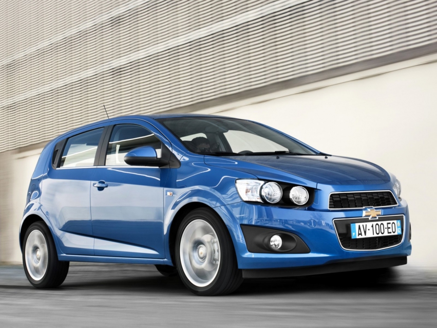 Авто обои Chevrolet Aveo Hatchback 2011