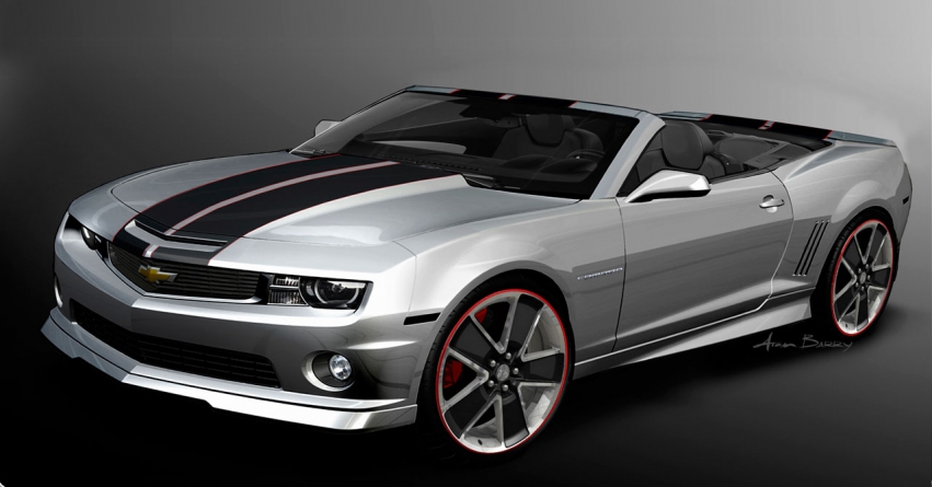 Авто обои Chevrolet Camaro 1le , Corvette 2012