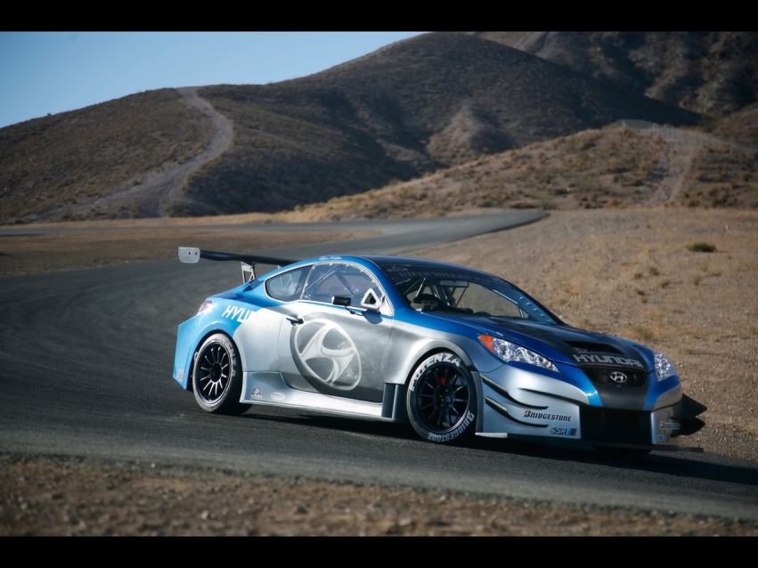 Авто обои Hyundai Hyundai Rhys Millen Racing Genesis Coupe 2010