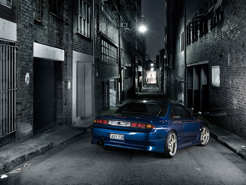 Авто обои Nissan Bel Garage S14a 200SX/Silvia