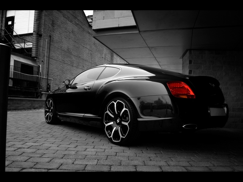 Авто обои Bentley 2008 Project Kahn Bentley GTS Black Edition