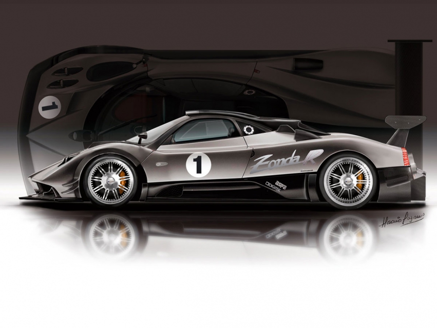 Авто обои Pagani 2008 Pagani Zonda R