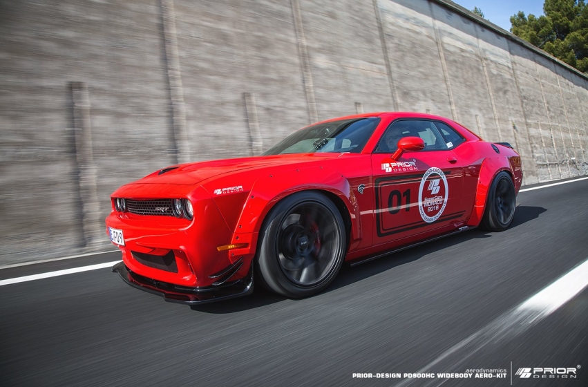 Авто обои Dodge Challenger Hellcat Is Pure Evil 900HP from Wide-Body