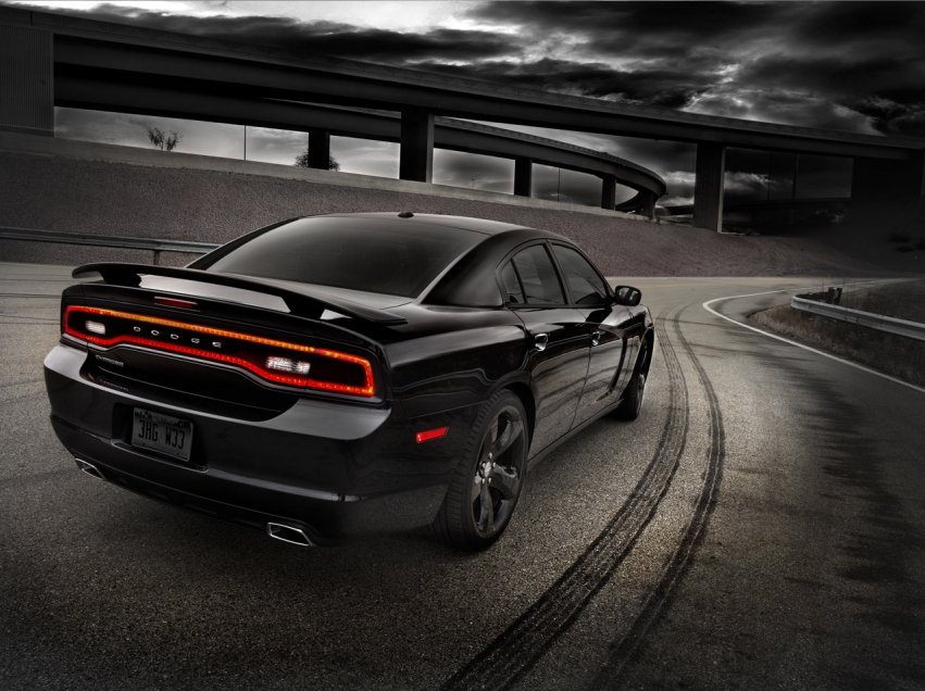 Авто обои Dodge Charger Blacktop 2012