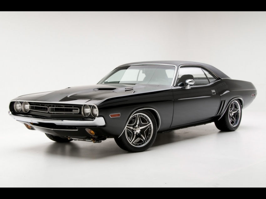 Авто обои Dodge 1971 Dodge Challenger R/T Muscle Car By Modern Muscle