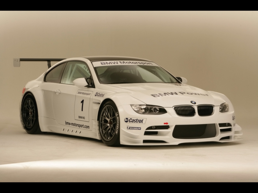 Авто обои BMW 2009 BMW M3 ALMS Race Car