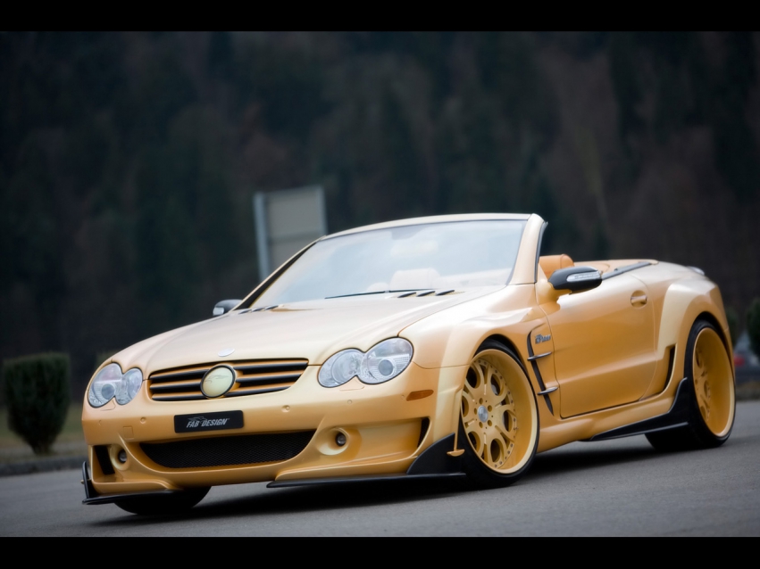 Авто обои Mercedes-Benz FAB Design SL Widebody