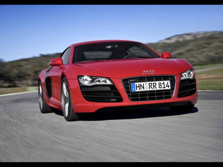 Авто обои Audi 2009 Audi R8 5.2 FSI quattro